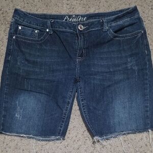 Premier Dark Blue Jean Shorts